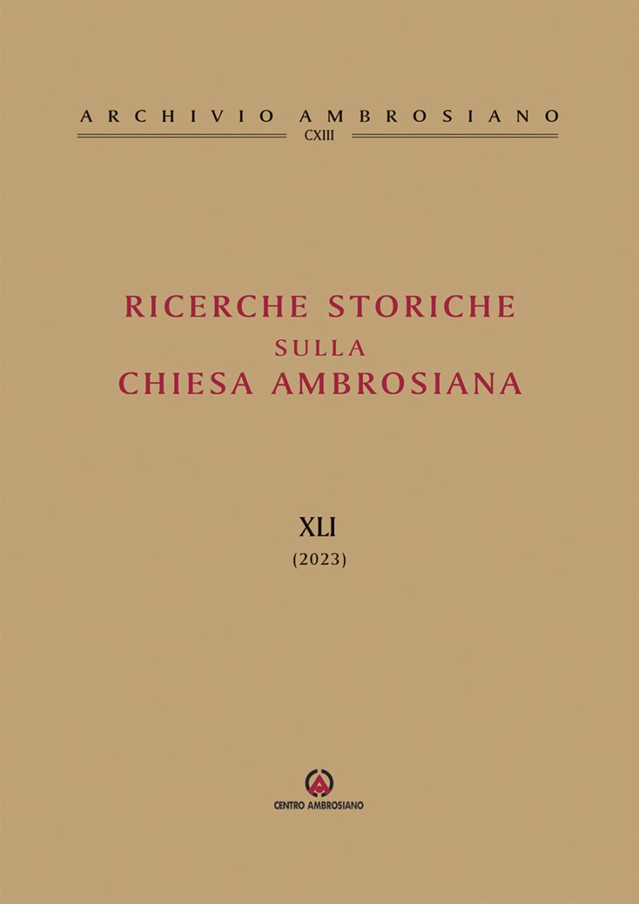 Ricerche storiche XLI